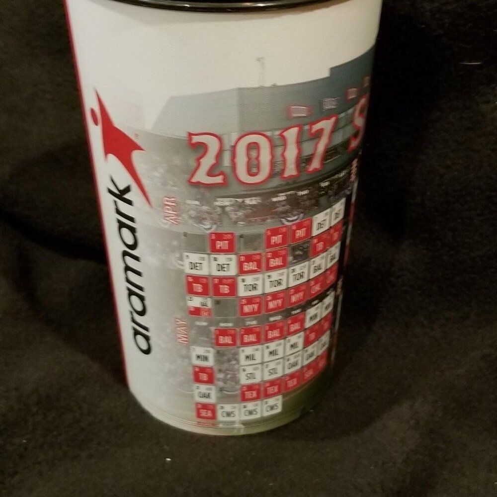 Boston Red Sox 2017 Schedule Fenway Park Souvenir Cups Aramark Coca Cola Zero